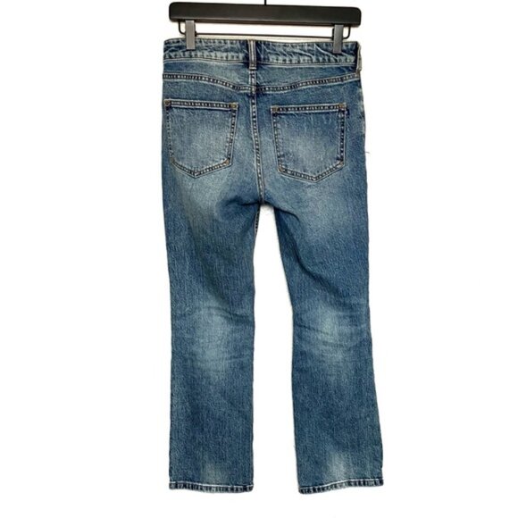 Pilcro Mid Rise Straight Leg Jeans - Picture 4 of 10